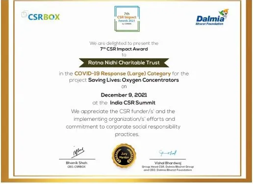 7th Csr Impact Award