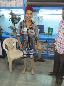 StandingtallwithhisJaipurfoot