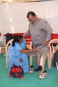 StandingtallwithherJaipurfoot