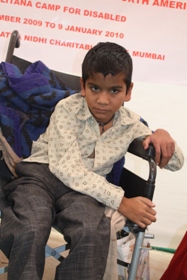 Disableboyonawheelchair