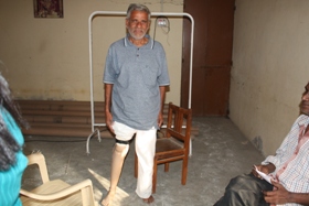 StandingtallwithhisJaipurfoot