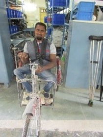 Disabledonatricycle
