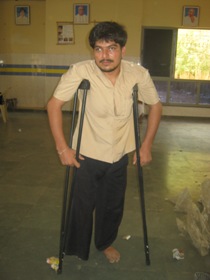 Disabledpersonwithcrutches