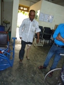StandingtallwithhisJaipurfoot