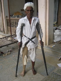 StandingtallwithhisJaipurfoot