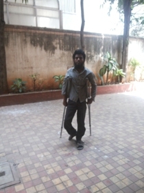 Disabledpersonwithcrutches