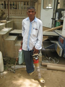 StandingtallwithhisJaipurfoot
