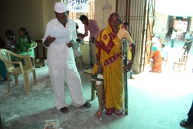 StandingtallwithherJaipurfoot