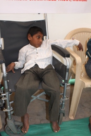 Disableboyonawheelchair