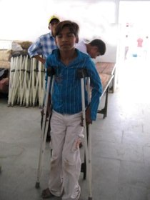 Disabledpersonwithcrutches