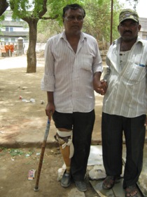 StandingtallwithhisJaipurfoot