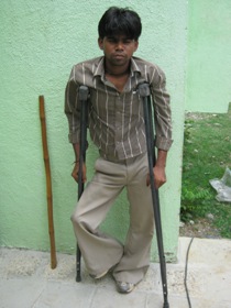 Disabledpersonwithcrutches
