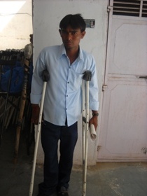 Disabledpersonwithcrutches