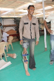 StandingtallwithhisJaipurfoot